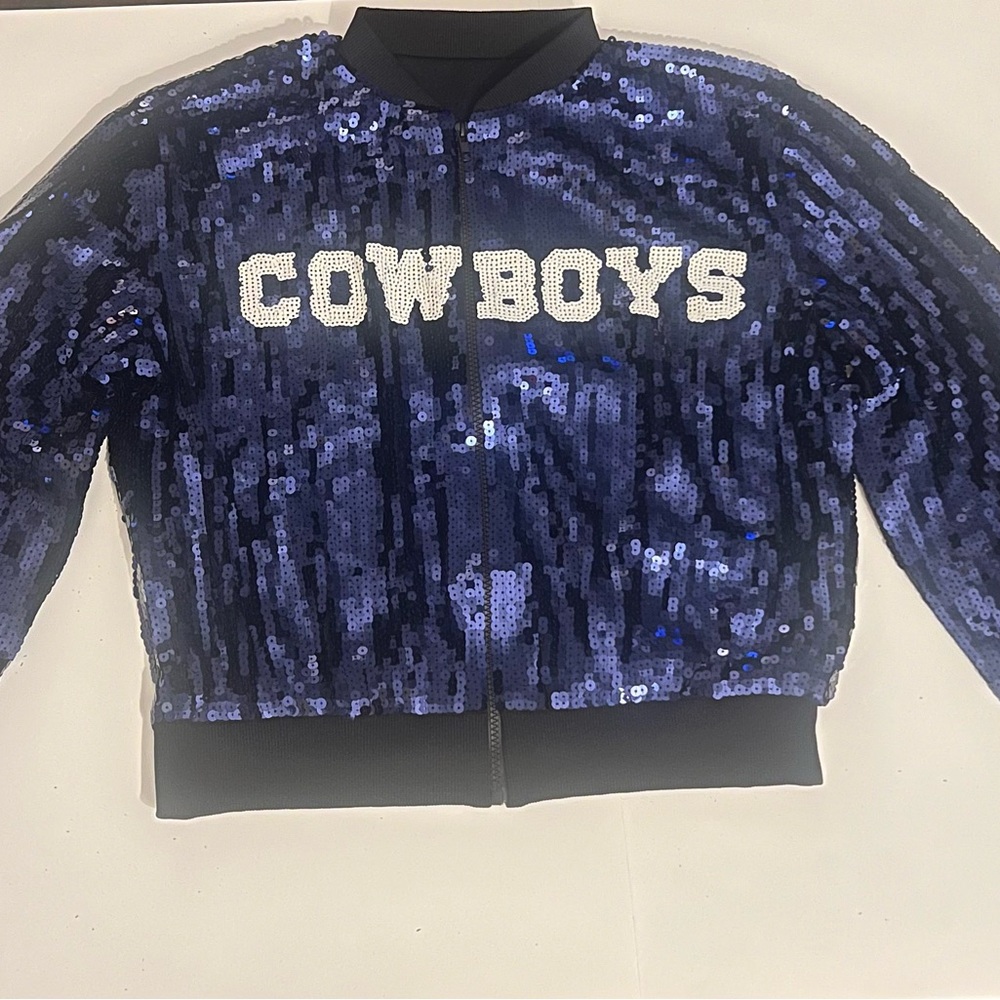 Dallas Cowboy Sequined Logo Jacket